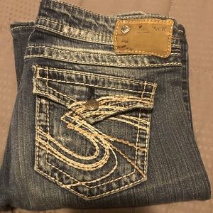 Silver jeans